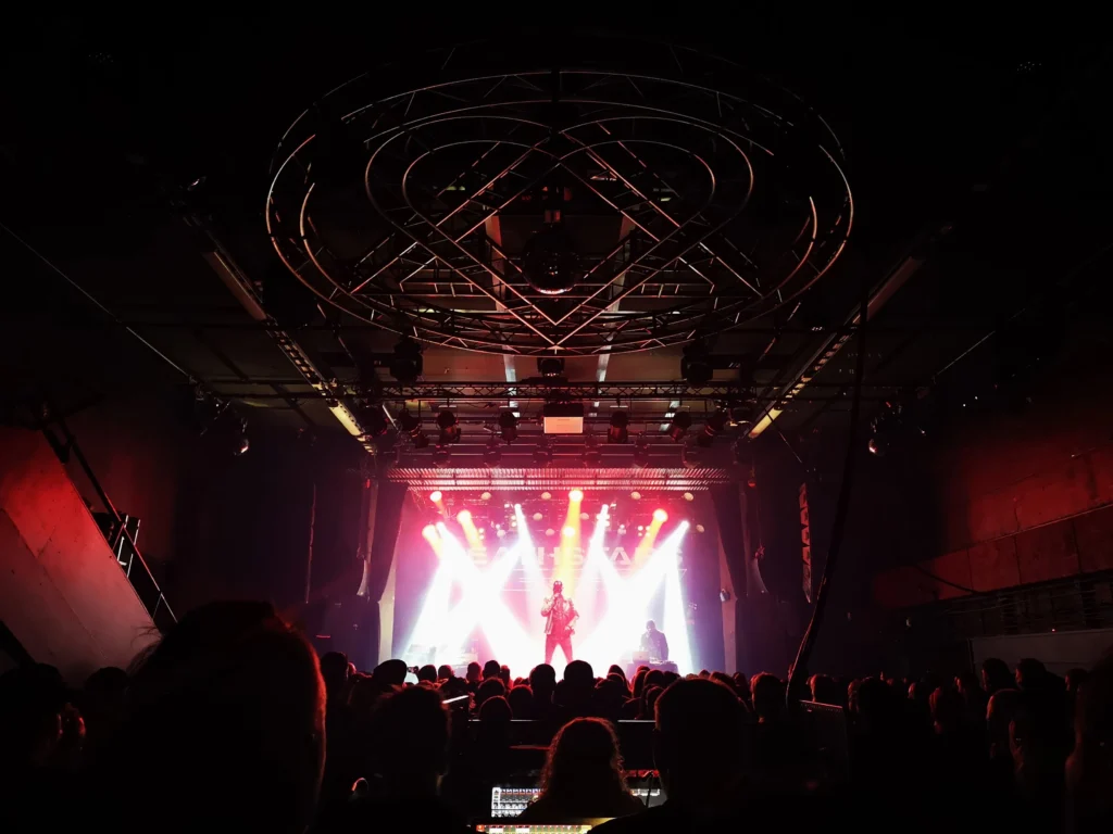 This image displays live gig at Tavastia club in Helsinki.

In article about the most iconic rock venues, 
must visit rock music live venues around the world.