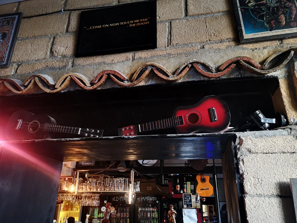 This image displays dandy rock pub palermo, sicily interior.

In article about the best rock bars, pubs and clubs in Palermo, Sicily, including reviews of Palermo nightlife and best bars for music lovers in Palermo.