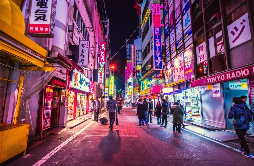 This image displays a street in Tokyo, Japan.

In article about the most iconic rock venues, 
must visit rock music live venues around the world.



