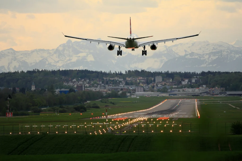 This image displays an airplane landing.

In article about how to find the cheapest flights, budget flight hacks, tips for finding the best flight deals.